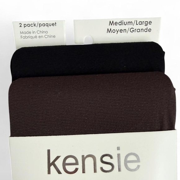 Kensie Women’s Black/Brown Tights bundle New - Picture 5 of 7